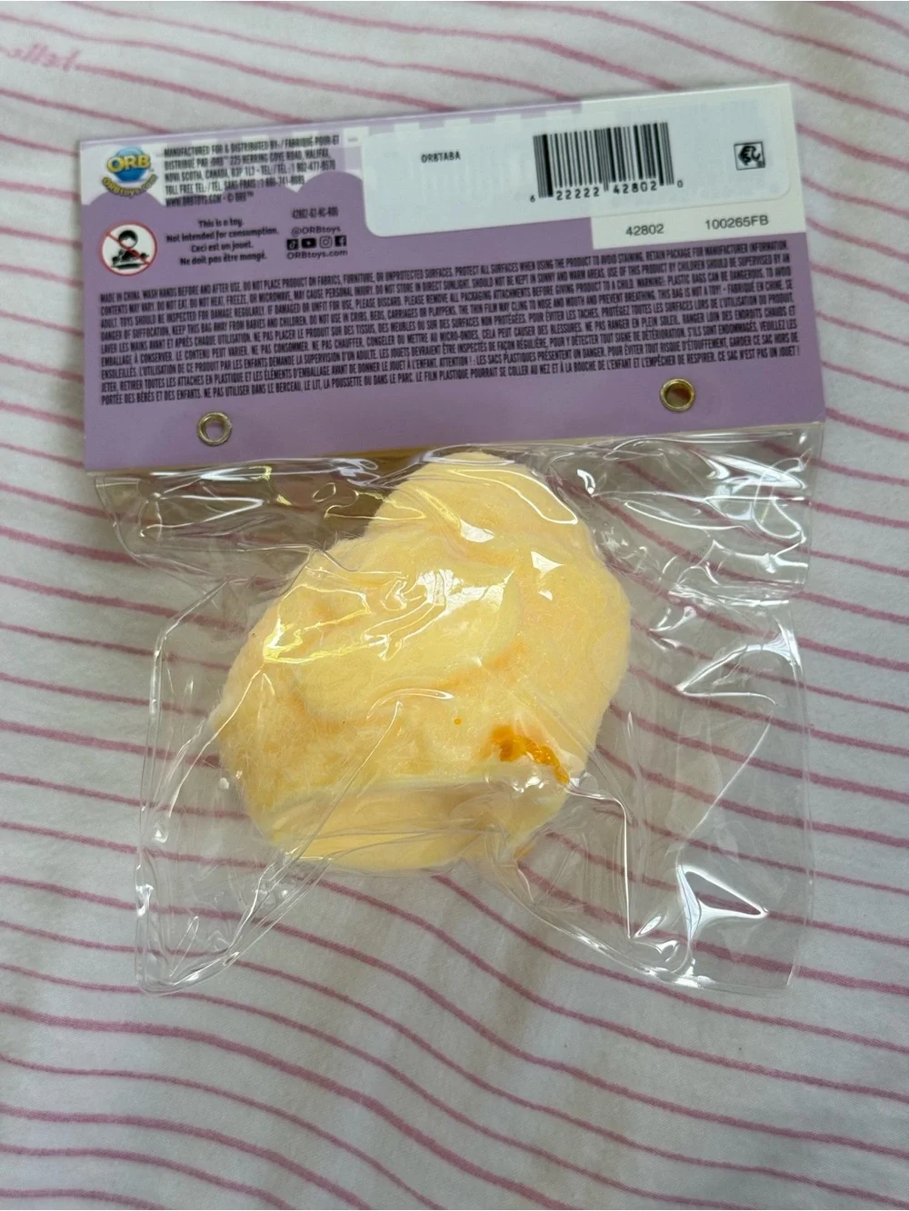 Tabalicious Yellow Chick Squishy Toy by OrbCuriosities Series 1 New NWT